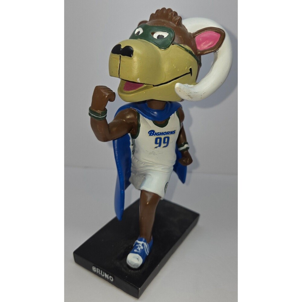 Reno Bighorns Mascot Bobblehead Sacramento Kings G League Bruno Caped; rare